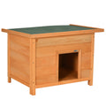 Niche en bois  pour chien - Toit ouvrant 🐾