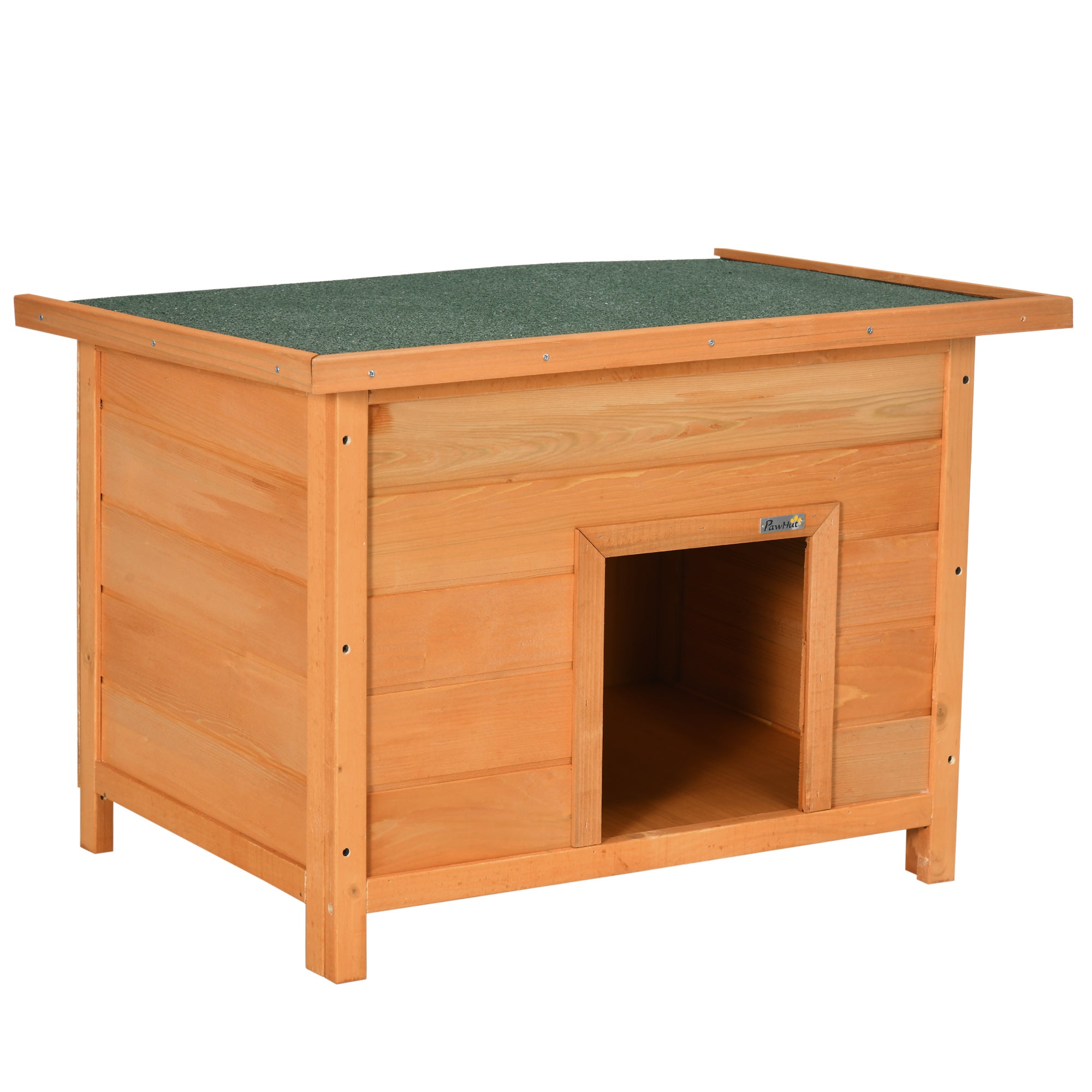 Niche en bois  pour chien - Toit ouvrant 🐾