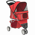 Poussette Pliable pour chien-4 roues -jusqu'à 10 kg